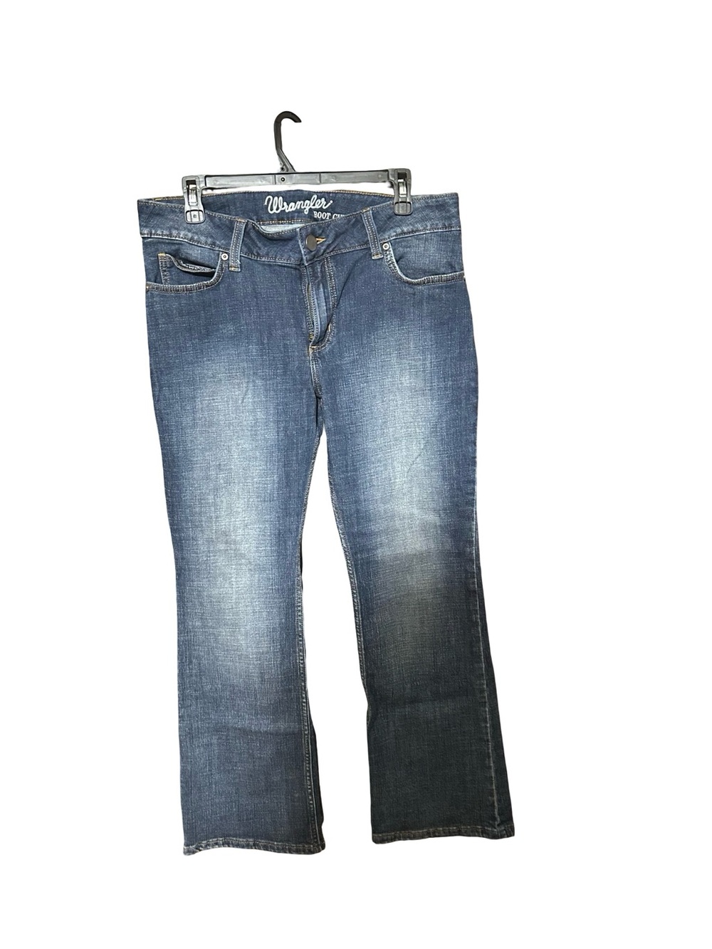 Wrangler Dark Blue Boot Cut Jeans